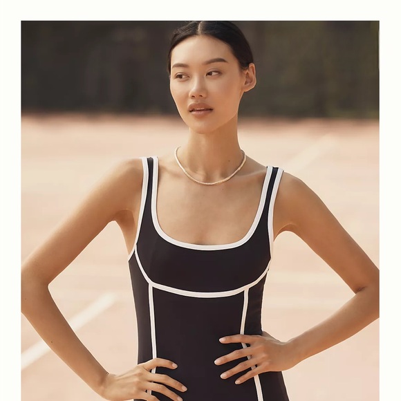 Anthropologie Waypoint Piped Mini Dress - Picture 3 of 7